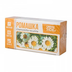 Ромашка цветки фильтр-пакетики 1,5 г 20 шт. (БАД)