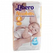 Libero Подгузники NewBorn эконом Mini 3-6 кг 52 шт.
