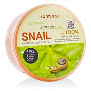FarmStay Гель многофункциональный со слизью улитки Snail Moisture Soothing Gel 300 мл FarmStay Гель многофункциональный со слизью улитки Snail Moisture Soothing Gel 300 мл
