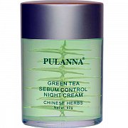 Pulanna Green Tea Крем ночной себум-контроль 60 г