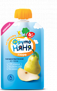 ФрутоНяня Пюре Груша с 4 мес. 90 г