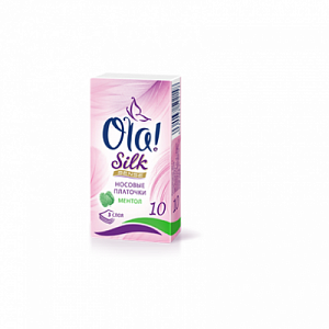 Ola Платочки Silk Sense носовые ментол 10 шт.