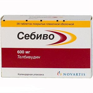 Себиво таблетки покрытые пленочной оболочкой 600 мг 28 шт.