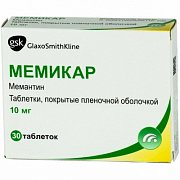 Мемикар таблетки 10 мг 30 шт.