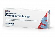 Омнитроп Пен 10 ручка-инжектор для применения с картриджем 1,5 мл