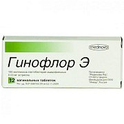 Гинофлор э n12 таб. вагинальные Гинофлор э n12 таб. вагинальные