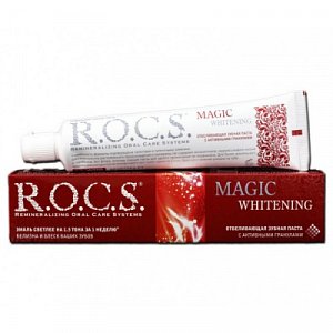 R.O.C.S. Зубная паста волшебное отбеливание 74 г