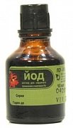 Йод раствор для наружного применения спиртовой 5% 25 мл Гиппократ