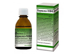 Корвалол капли для приема внутрь 25 мл Московская фармацевтическая фабрика