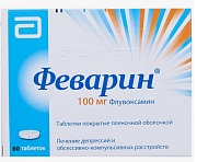 Феварин таблетки покрытые пленочной оболочкой 100 мг 60 шт. Феварин таблетки покрытые пленочной оболочкой 100 мг 60 шт.