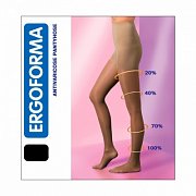 Ergoforma Колготки компрессионные 1 класс компрессии р.6 Черный