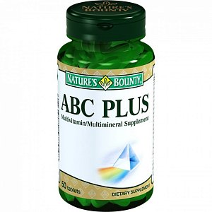 Nature`s Bounty Мультивитаминный комплекс ABC плюс таблетки 50 шт. (БАД)