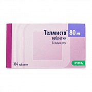 Телмиста таблетки 80 мг 84 шт. Телмиста таблетки 80 мг 84 шт.