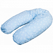 Mama`s Helper Подушка для кормления мягкий наполнитель Голубая