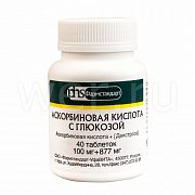 Аскорбиновая кислота с глюкозой таблетки 40 шт. Фармстандарт Аскорбиновая кислота с глюкозой таблетки 40 шт. Фармстандарт