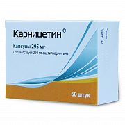 Карницетин капсулы 295 мг 60 шт. Карницетин капсулы 295 мг 60 шт.