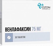 Венлафаксин таблетки 75 мг 30 шт. Озон Венлафаксин таблетки 75 мг 30 шт. Озон