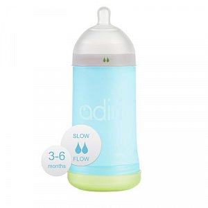 Adiri Бутылочка NxGen Slow Flow Blue 3-6 мес. 281 мл
