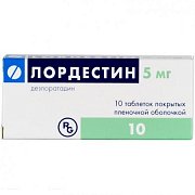 Лордестин таблетки покрытые пленочной оболочкой 5 мг 10 шт. Лордестин таблетки покрытые пленочной оболочкой 5 мг 10 шт.