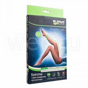 B.Well Колготки JW-311 70 Den р.2 1 класс компрессии Черные