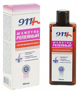 911 Шампунь репейный против выпадения волос 150 мл