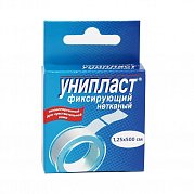 Лейкопластырь 1,25 см х 500 см Унипласт Лейкопластырь 1,25 см х 500 см Унипласт