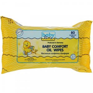 Babyline Масляные салфетки Комфорт 80 шт.