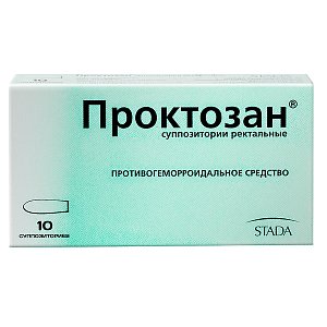 Проктозан суппозитории ректальные 10 шт.