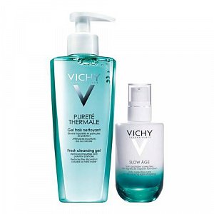 Vichy Набор Slow Age Флюид 50 мл + Purete Thermal Гель очищающий 200 мл