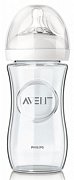 Avent SCF673 17 Бутылочка Natural для кормления стеклянная 240 мл с 1 мес.