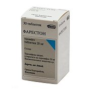 Фарестон таблетки 20 мг 30 шт. Фарестон таблетки 20 мг 30 шт.