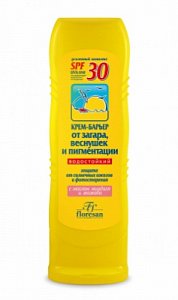 Флоресан Ф-114 Крем-барьер от загара, веснушек, пигментации SPF30 125 мл