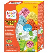 Angel Sand ma07014х набор для творчества розовый 0,6 л+ формочки