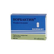 Норбактин таблетки покрытые оболочкой 400 мг 10 шт. Норбактин таблетки покрытые оболочкой 400 мг 10 шт.