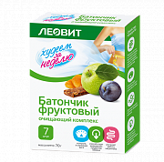 Худеем за неделю батончик фруктовый очищающий комплекс по 10 г 7 шт. Худеем за неделю батончик фруктовый очищающий комплекс по 10 г 7 шт.