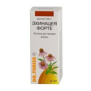Доктор Тайсс Эхинацея Форте раствор для приема внутрь 50 мл Доктор Тайсс Эхинацея Форте раствор для приема внутрь 50 мл