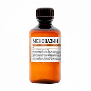 Меновазин раствор спиртовой для наружного применения пласт. флакон 40 мл