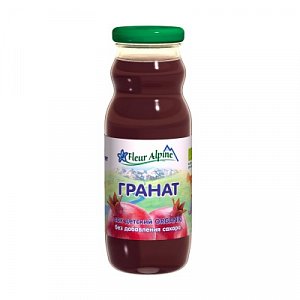 Fleur Alpine Organic Сок Гранат с 3-х лет 200 мл