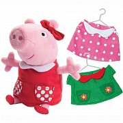 Peppa Pig Мягкая игрушка Пеппа Модница 31155 озвученная