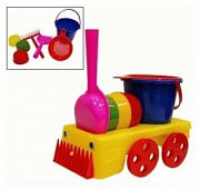 Форма Набор песочный Паровозик С-23-Ф 7 предметов
