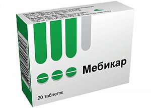 Мебикар таблетки 500 мг 20 шт.