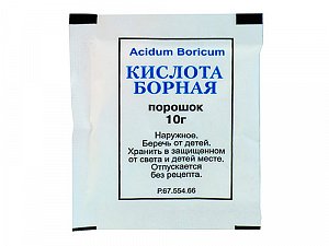 Борная кислота порошок 10 г Новация 