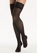 RelaxSan Чулки на резинке 140 Den р.3 черный