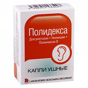 Полидекса ушные капли 10,5 мл