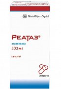 Реатаз капсулы 300 мг 30 шт. Реатаз капсулы 300 мг 30 шт.