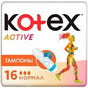 Kotex Active Тампоны Normal 16 шт. Kotex Active Тампоны Normal 16 шт.