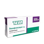 Левофлоксацин-Тева таблетки покрытые пленочной оболочкой 500 мг 14 шт. Левофлоксацин-Тева