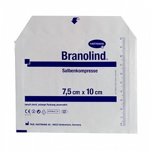 Branolind Бранолинд Повязка 7,5х10 см 1 шт. мазевая