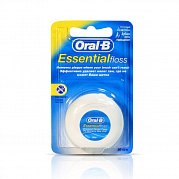 Oral-B Зубная нить Essential Floss невощеная 50 м Oral-B Зубная нить Essential Floss невощеная 50 м