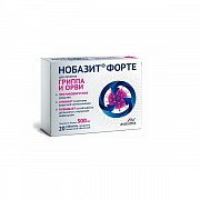 Нобазит Форте 500мг №20 табл. п.п.о. Нобазит Форте 500мг №20 табл. п.п.о.